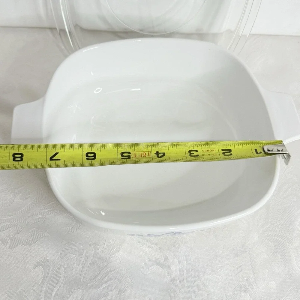 Vintage Rare Corning Ware P-1-B  Blue Cornflower 1 Qt Casserole Dish With Lid‎